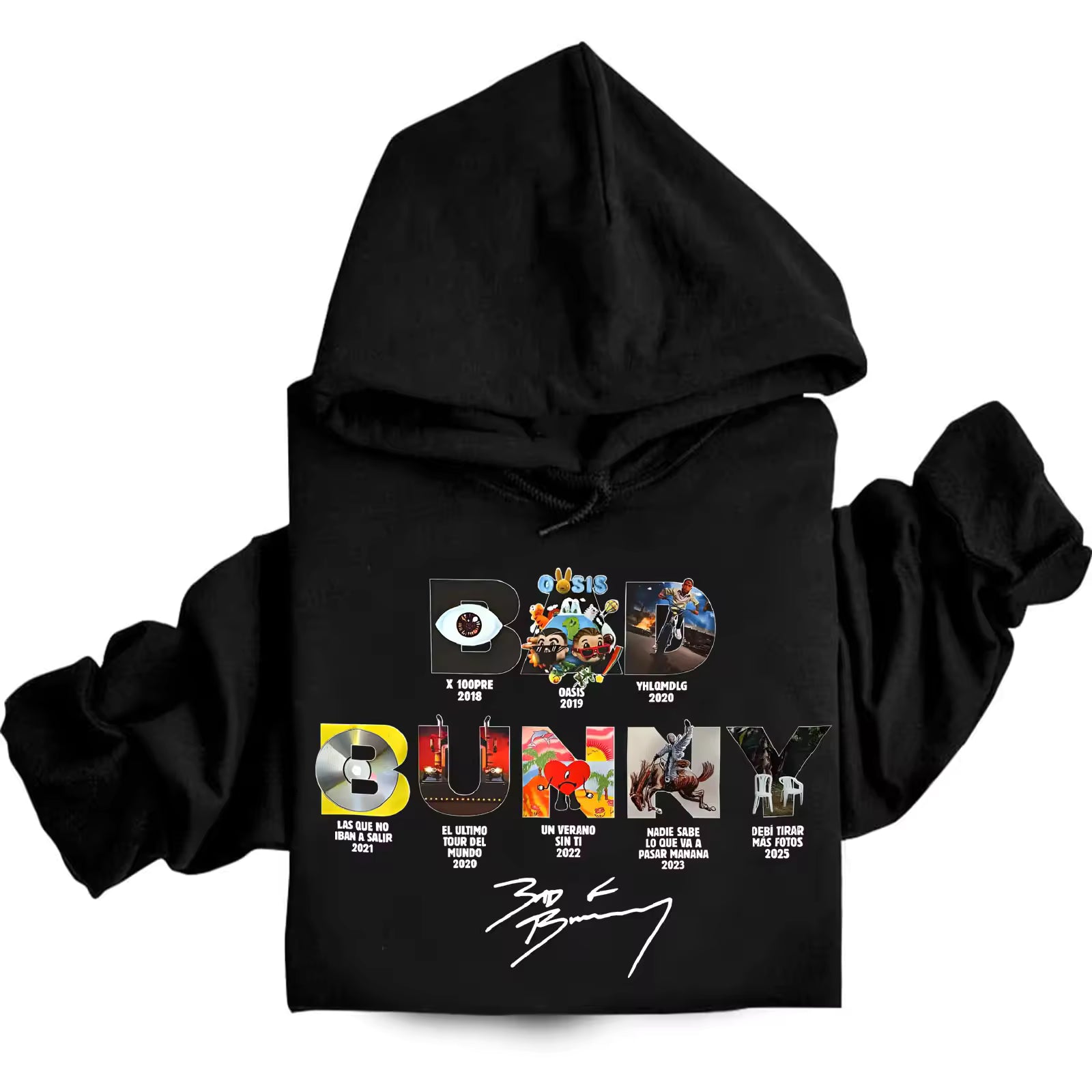 Dtmf Bad Bunny Hoodie Harajuku Hip Hop Pullover Tops Sweatshirt