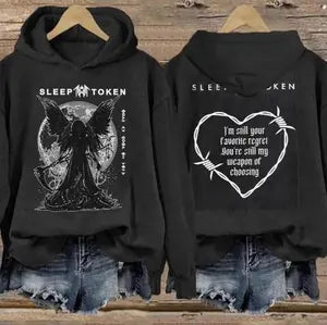 Sleep Token 2 Side Hoodie, Sleep Token Tour Merch Unisex
