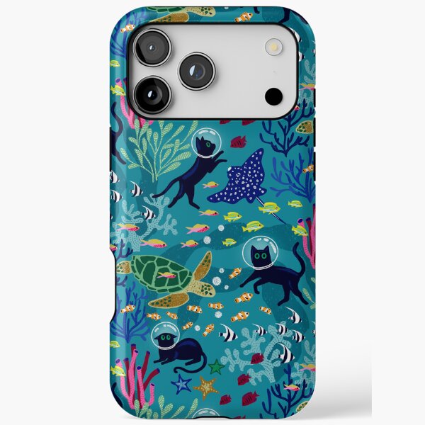 Feline Seabed Exploration Iphone