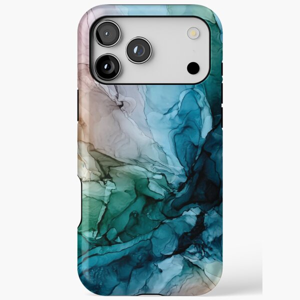 Salty Shores Colorful Abstract Painting Iphone