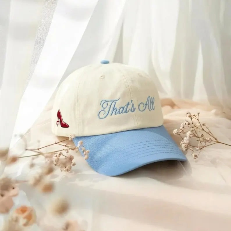 That's All Embroidered baseball cap, Miranda Priestly Embroidery hat, Fashion Movie Gift, Runway Magazine Apparel